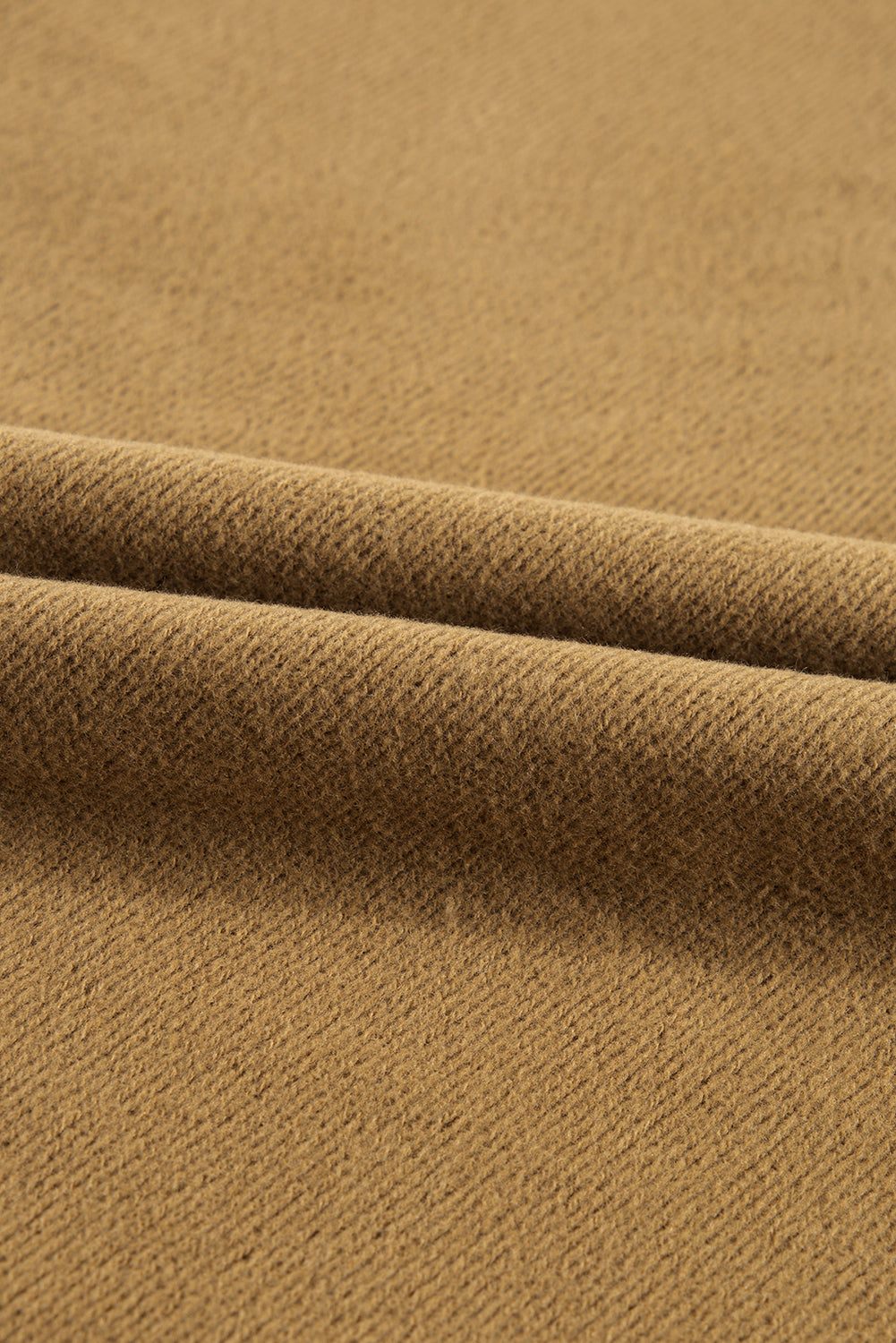 Sweat à capuche ample doublé en polaire marron avec poches kangourou à demi-fermeture éclair