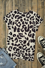 Leopard Blank Apparel-Leopard Bleached Graphic Short Sleeve Tee