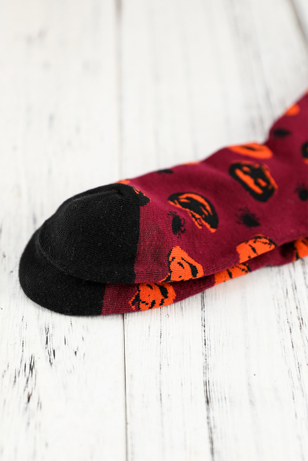 Calcetines con gráfico de moda de Halloween naranja Vitality 