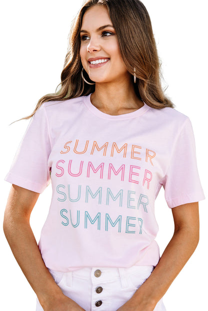 Haut à manches courtes graphique America Honey