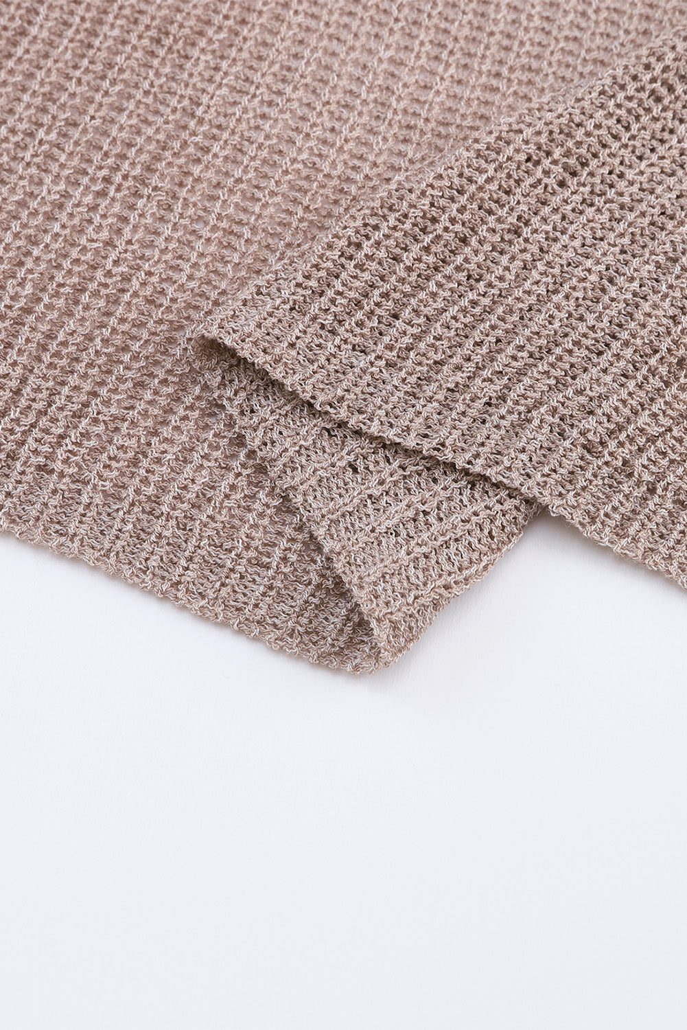 Pull gris ample à manches dolman et ourlet asymétrique