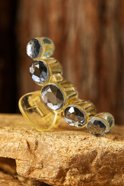 Garra de pelo de cristal elegante multicolor 