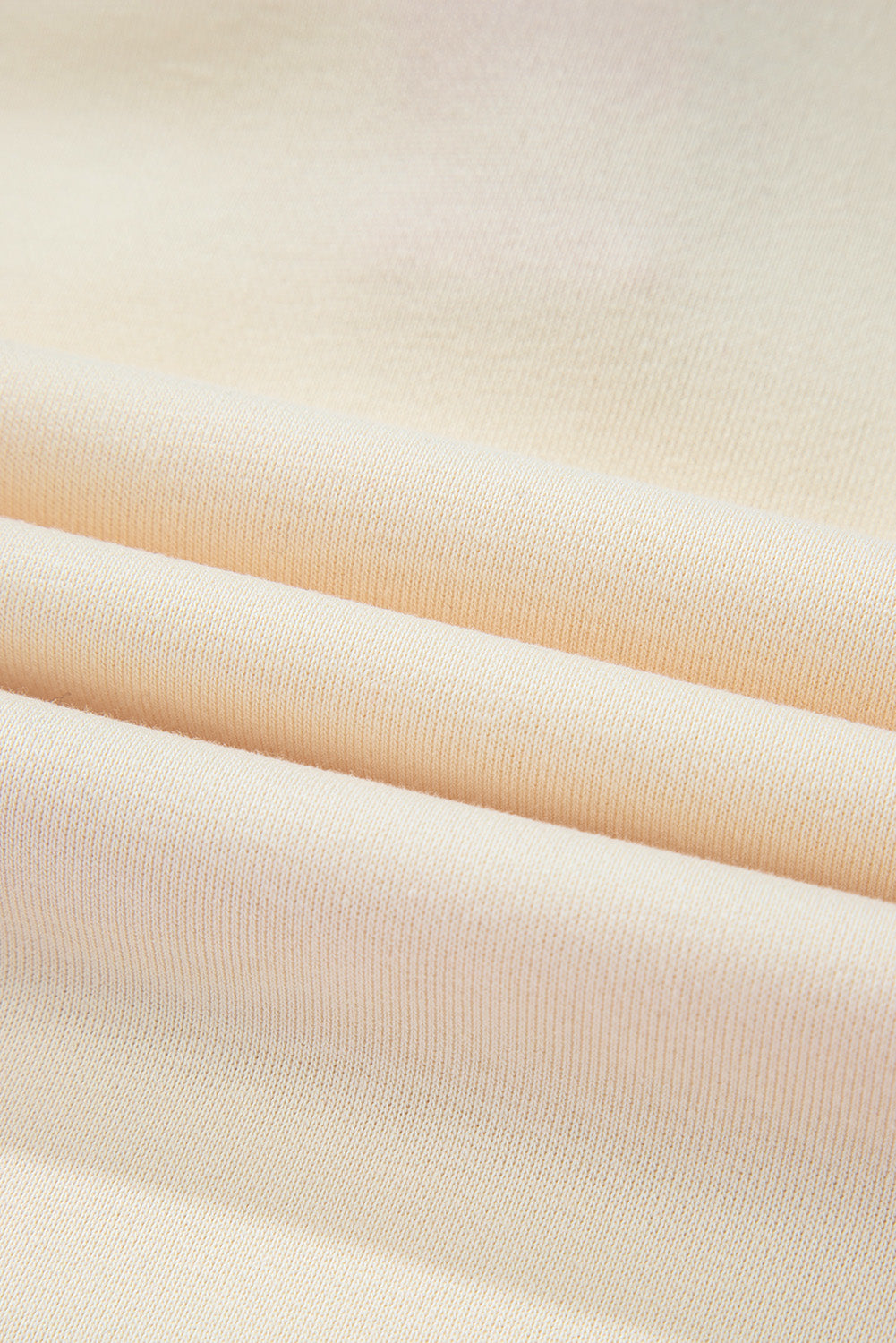 Haut en maille French Terry à rayures roses et blocs de couleurs