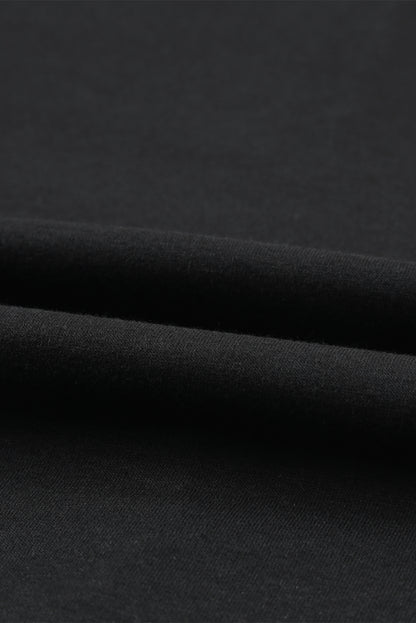 Top extragrande con hombros caídos y patchwork