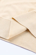 3/4 Sleeve Chevron Color Block Sweater