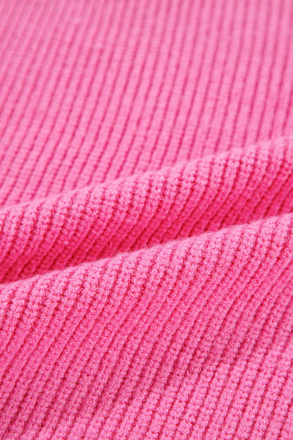 Gilet tricoté scintillant avec drapeau américain Bonbon