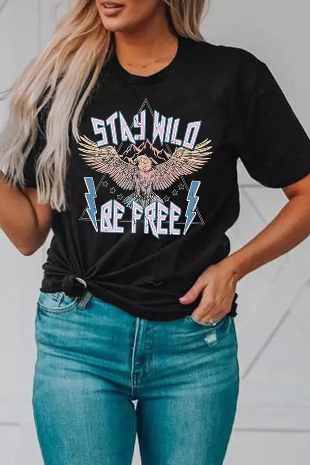 T-shirt graphique à paillettes et cœur