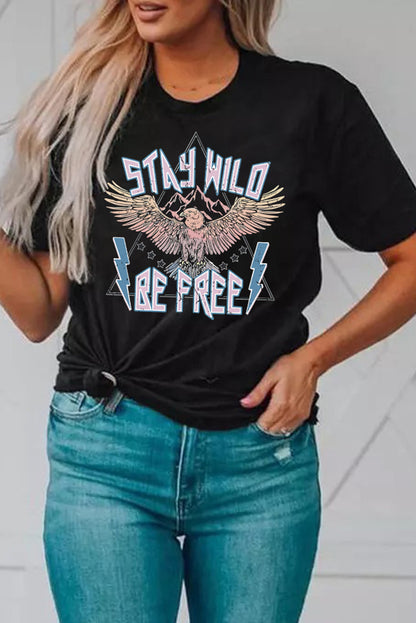 T-shirt graphique à paillettes et cœur