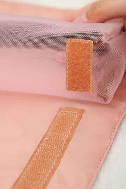 Rose Trousse de maquillage pliable 4 en 1 détachable Leegoo Peint