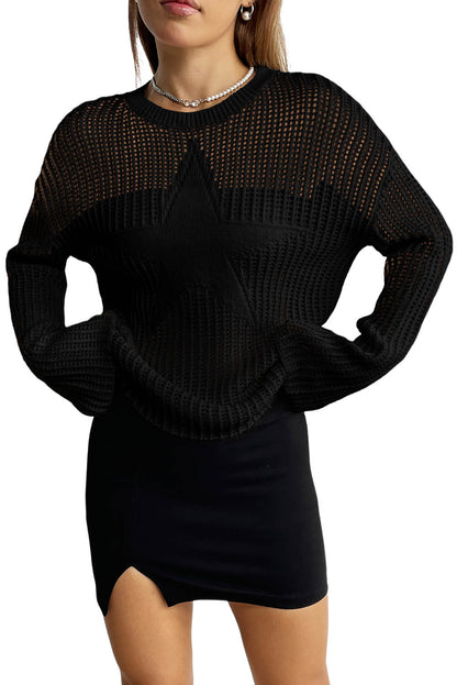 Pull oversize blanc Seeing Stars