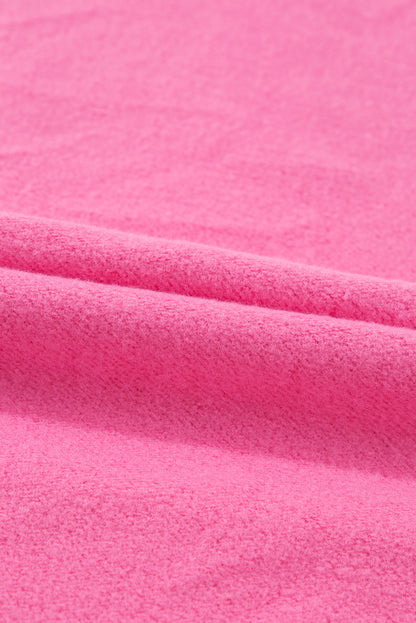 Sweat à capuche épais avec cordon de serrage et poche kangourou doublée en polaire Bonbon