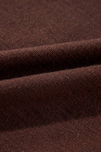 Pull à col montant avec motif de bottes Howdy Western Coffee