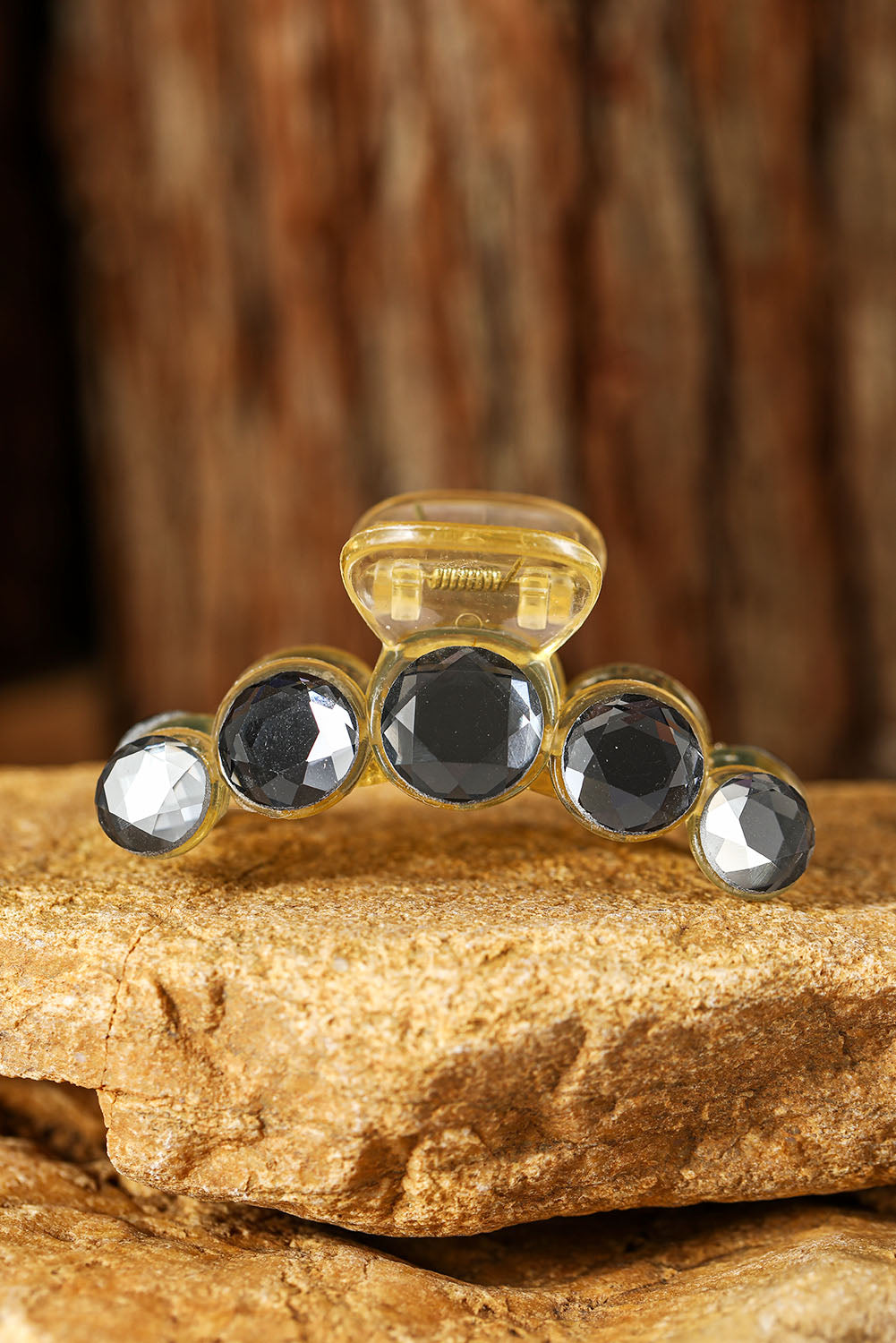 Garra de pelo de cristal elegante multicolor 