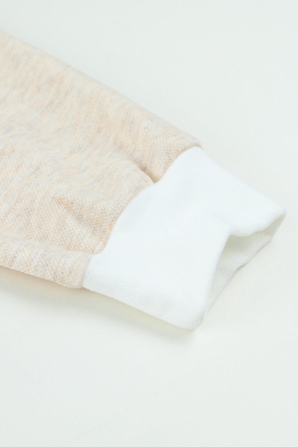 Chemise en tricot à blocs de couleur et bordure contrastée