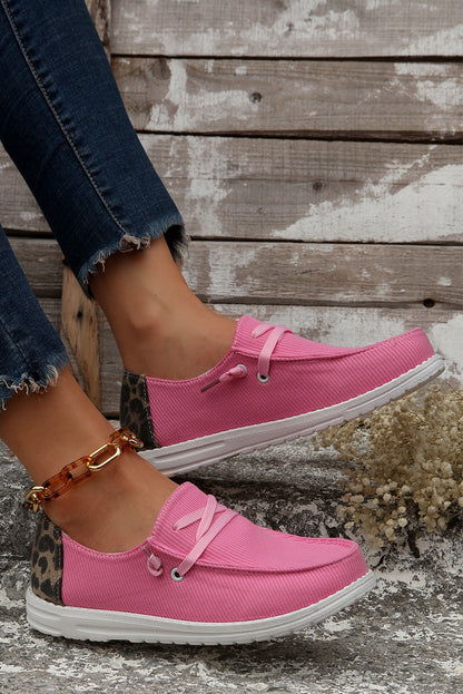 Multicolour Patched Back Heel Slip On Flat Shoes