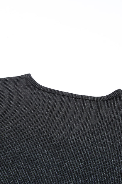 T-shirt à revers haut-bas 