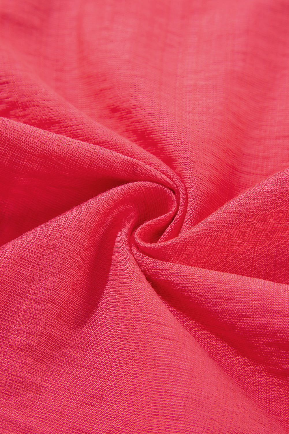 Chemisier à manches courtes et col en V avec bordure colorée carotte