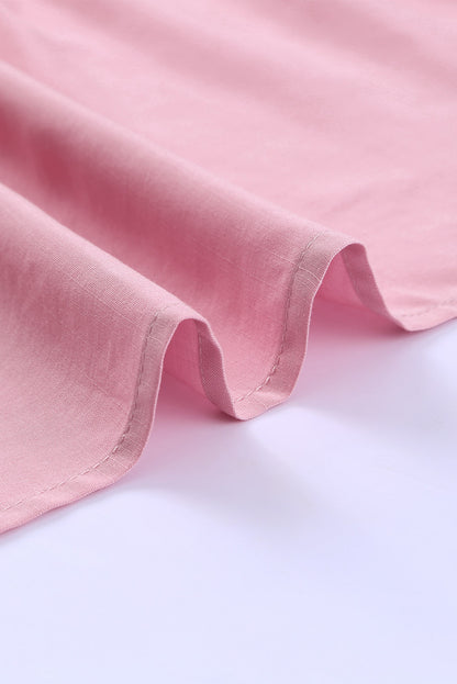 Mini-robe sans manches à blocs de couleurs multicolores et smockés 