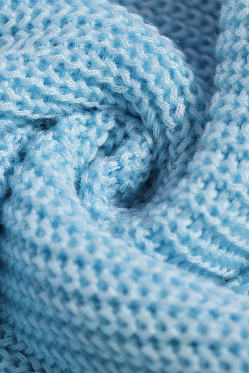 Suéter de punto acanalado con hombros descubiertos y cinturón cruzado sin espalda para mujer, informal, holgado, de manga larga, Color sólido, para invierno