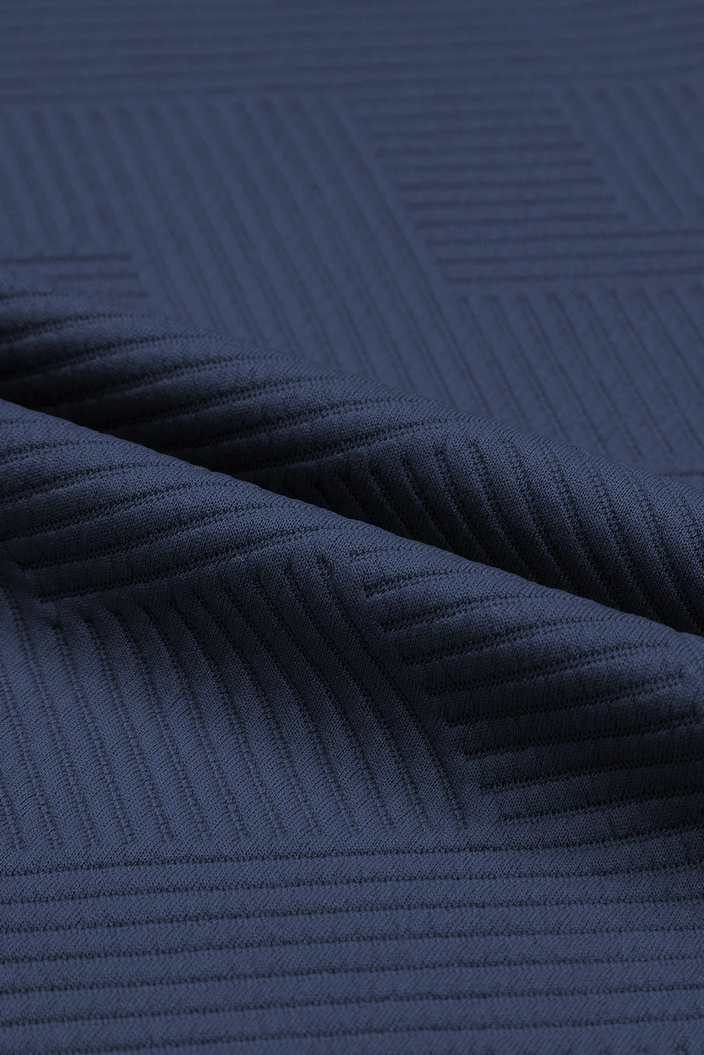 Conjunto de camiseta holgada con textura gris y pantalón con cordón