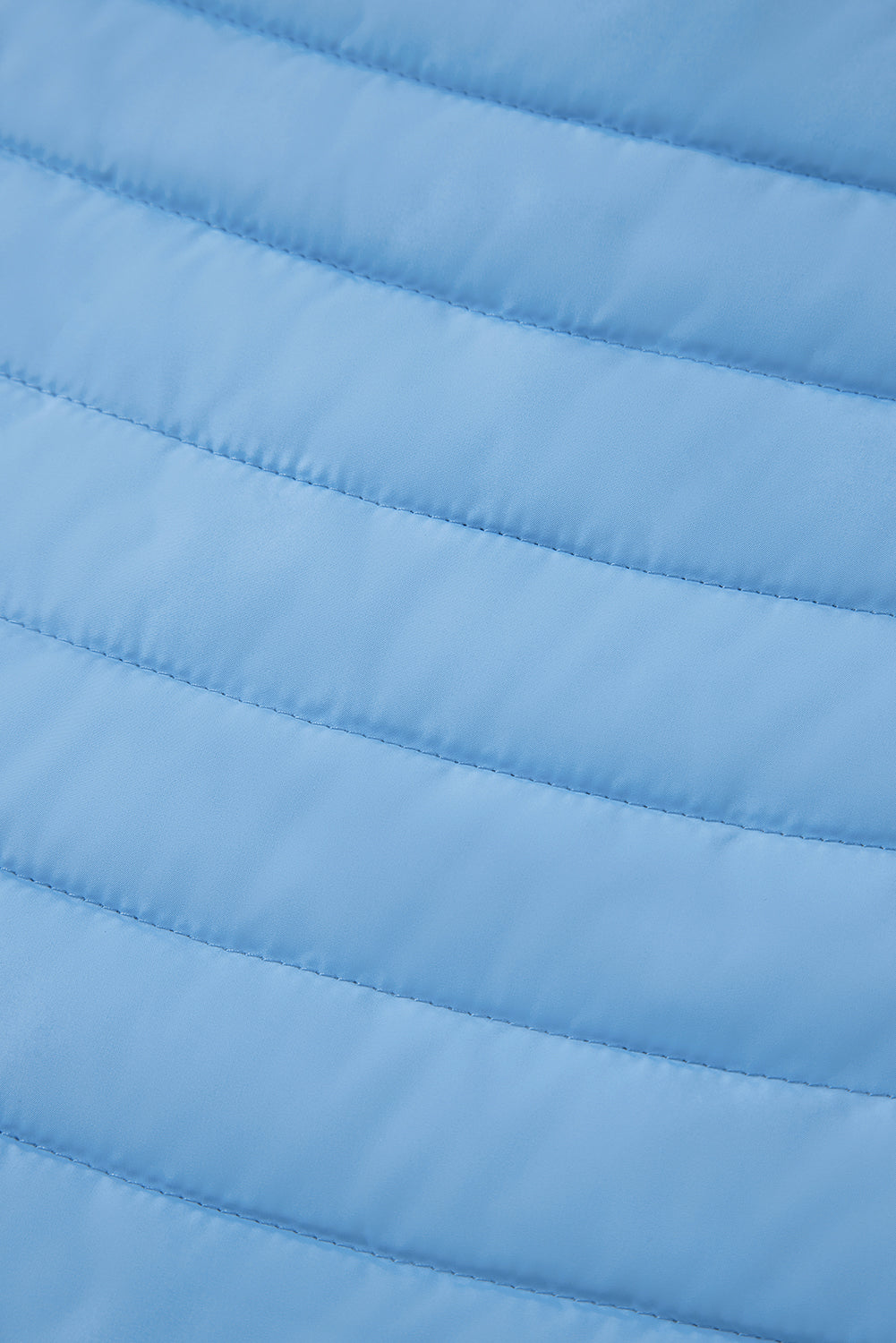 Doudoune matelassée zippée de couleur unie Myosotis