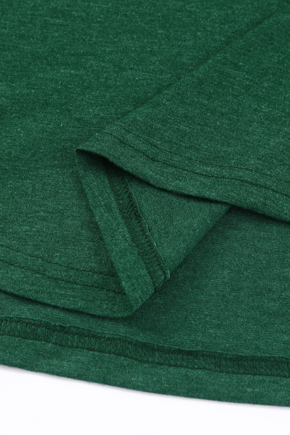 Haut à manches longues bouffantes et col en V à volants 