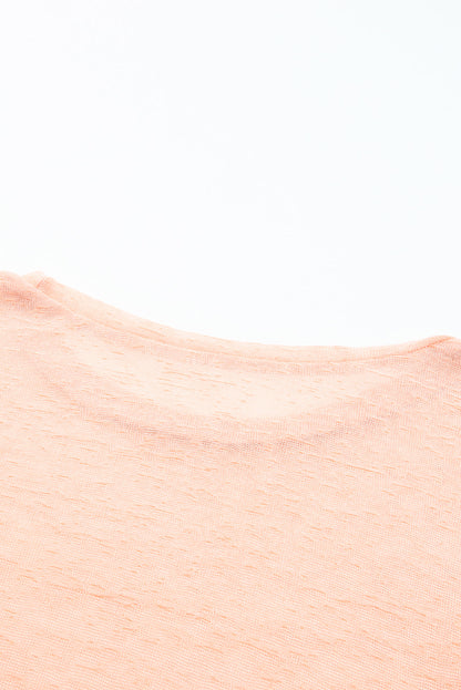 Robe de plage ample à manches courtes et poches 