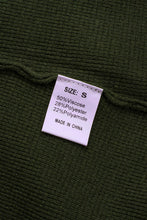 Jersey de punto liso con mangas a rayas verdes 