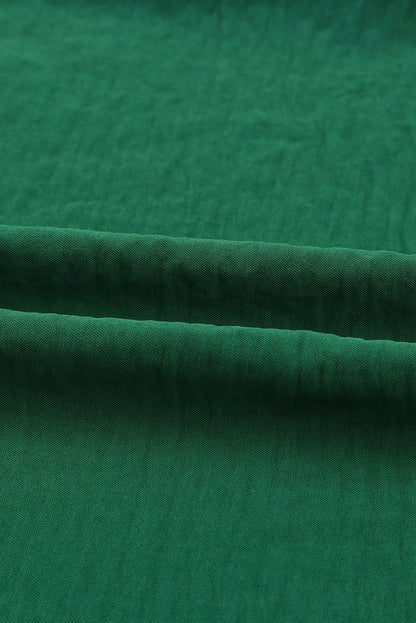 Top tipo cambio de muñeca fruncido