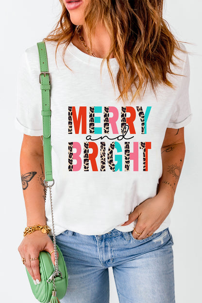 T-shirt à manches courtes avec imprimé graphique Santa Squad