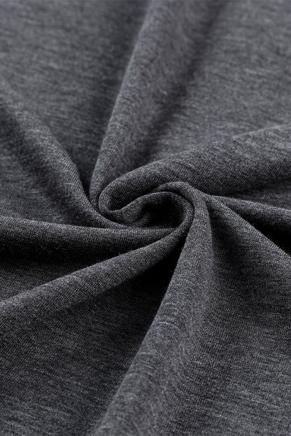 T-shirt à manches courtes et col zippé avec dentelle