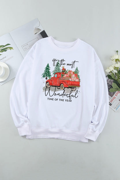 Sweat-shirt imprimé « Oui, j'ai froid »