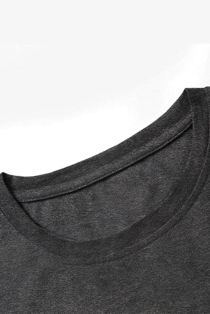 T-shirt gris à imprimé animal pour homme