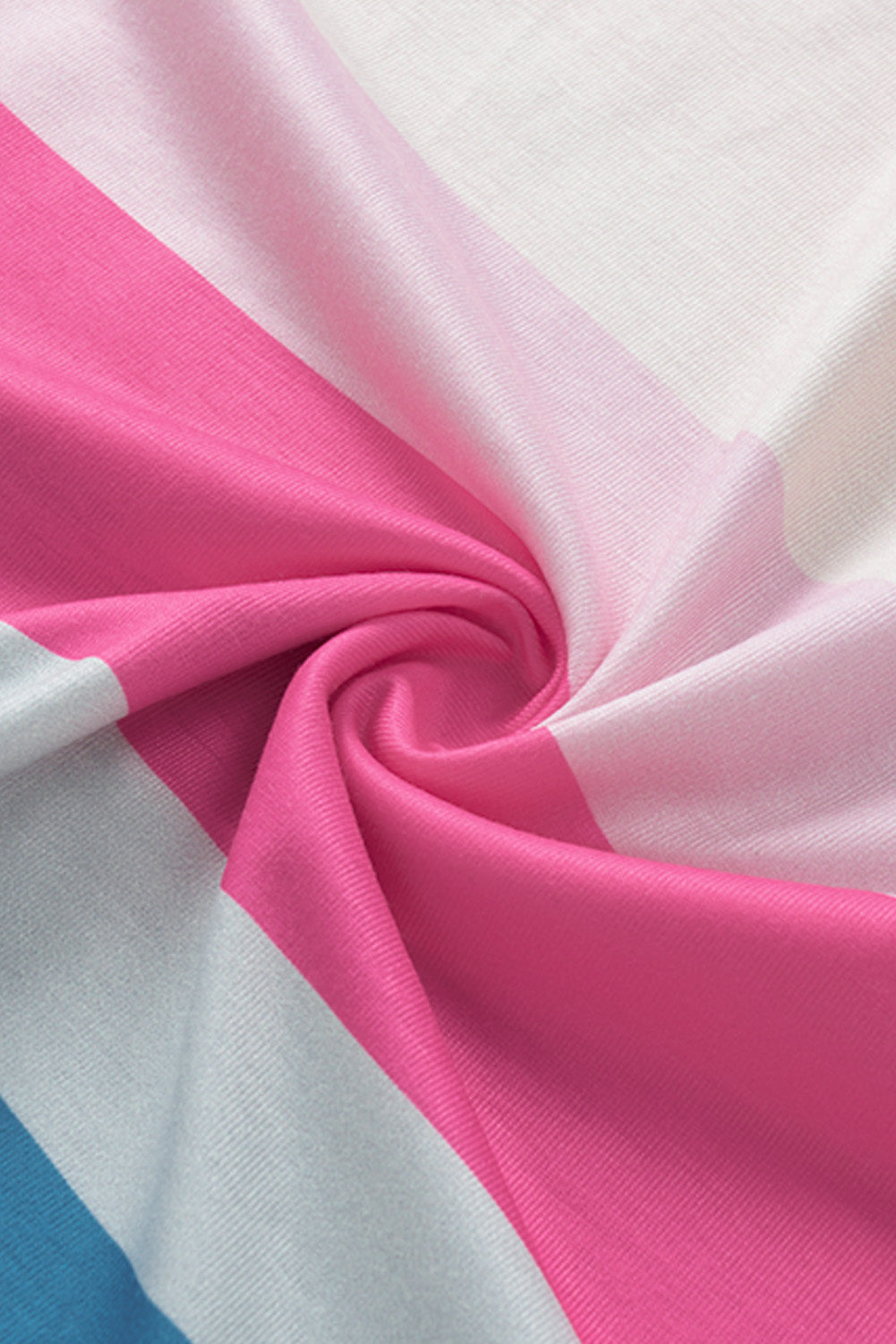 Débardeur à rayures multicolores et col cranté