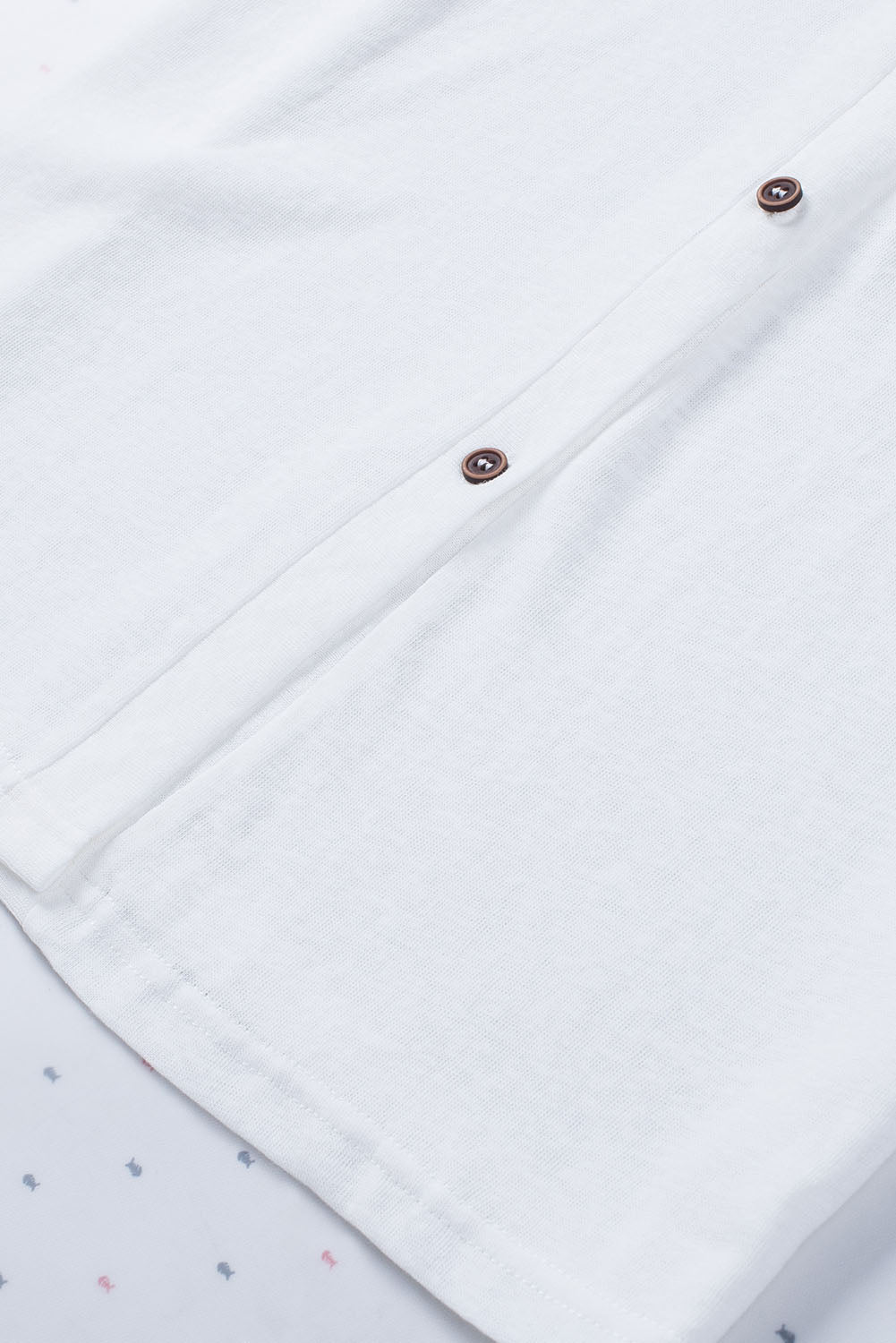 Cardigan ouvert à boutons de couleur unie beige