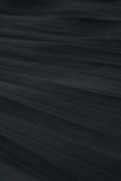 Shorts plisados ​​fluidos con cintura con cordón 