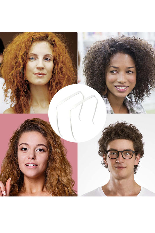 Silvery Thick Hair Squared Plastic Hair Hoop