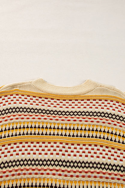 Cardigan court boutonné à col en V kaki