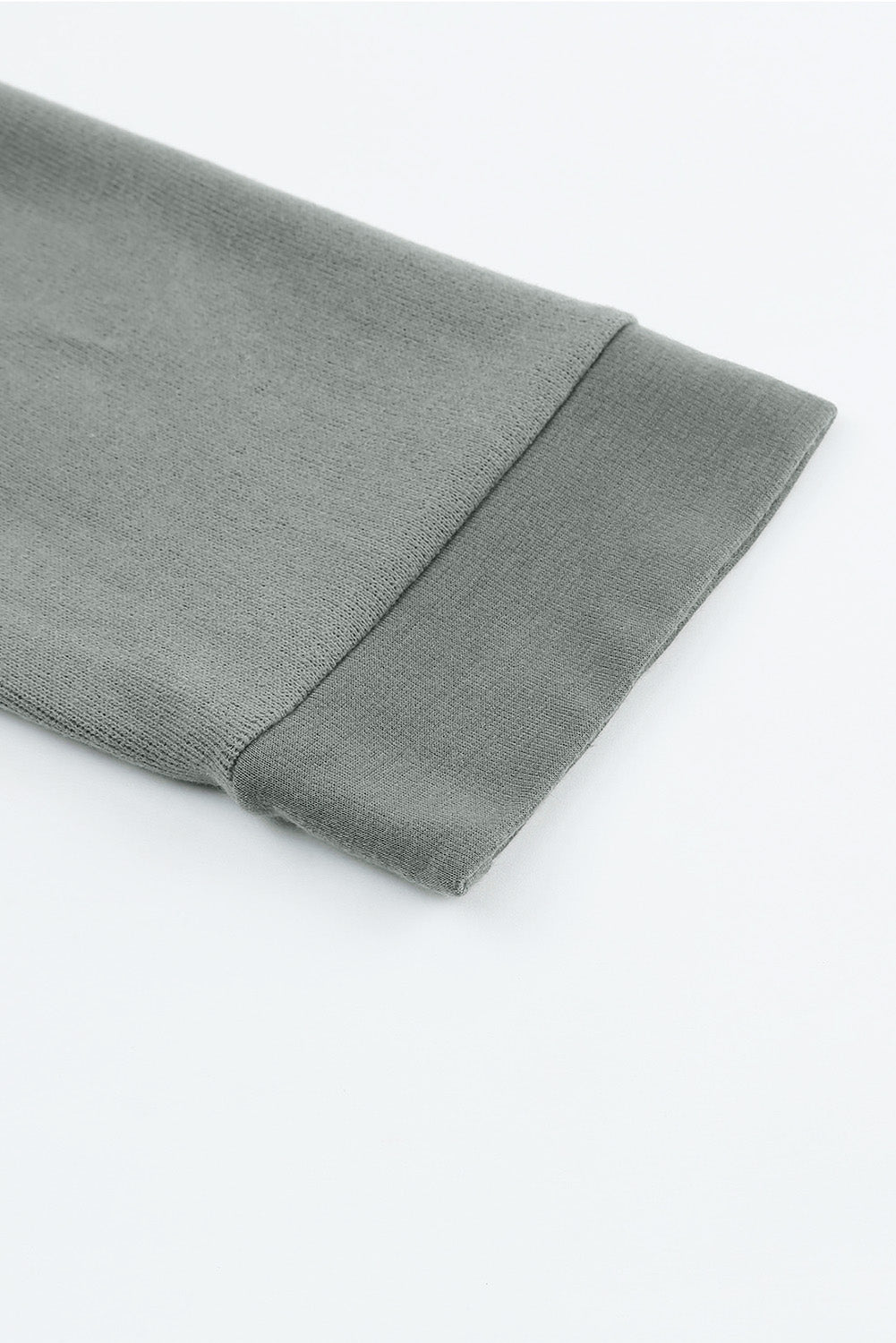 Sweat à capuche décontracté à boutons et bordures patchwork unies 