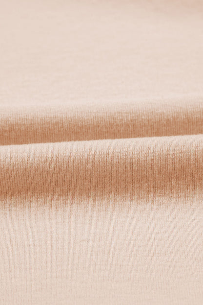 Chemise unie à volants et col en V boutonnée Jet Stream