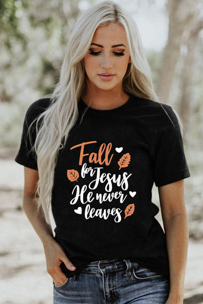 T-shirt décontracté à imprimé animal « Its Fall Yall »