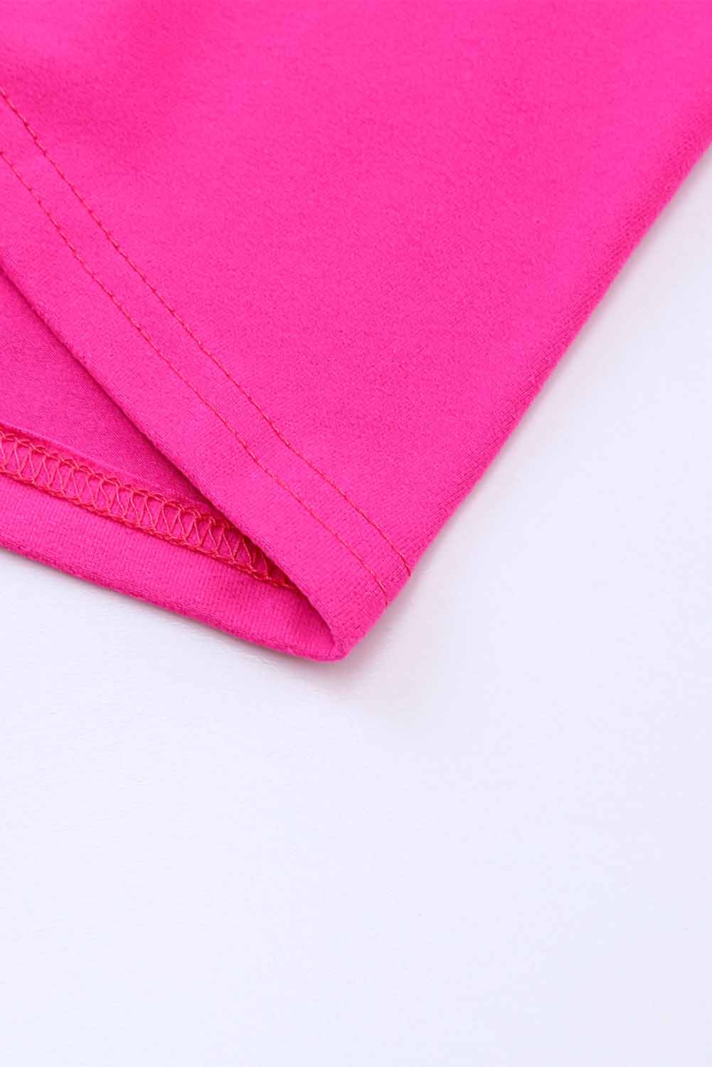 Haut à manches courtes en patchwork demi-léopard