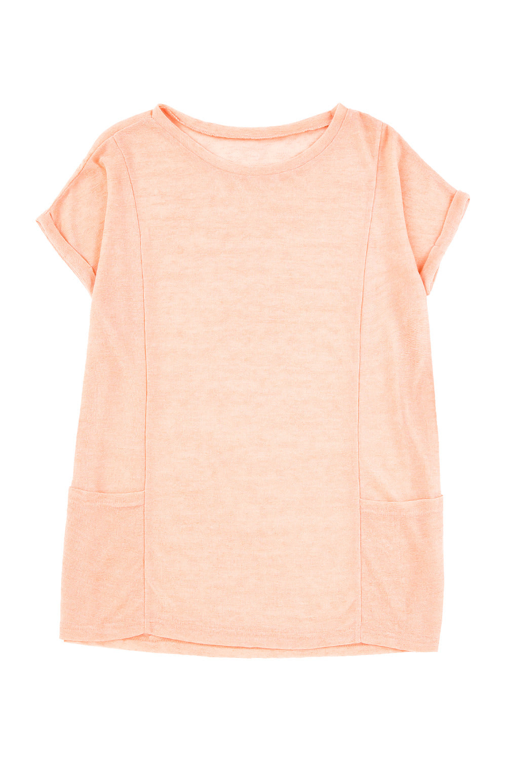 Robe de plage ample à manches courtes et poches 