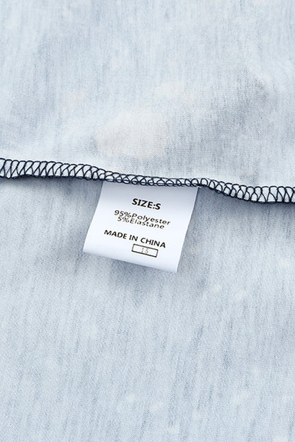 Multicolor Vintage Bleached Burning Vibe Pullover
