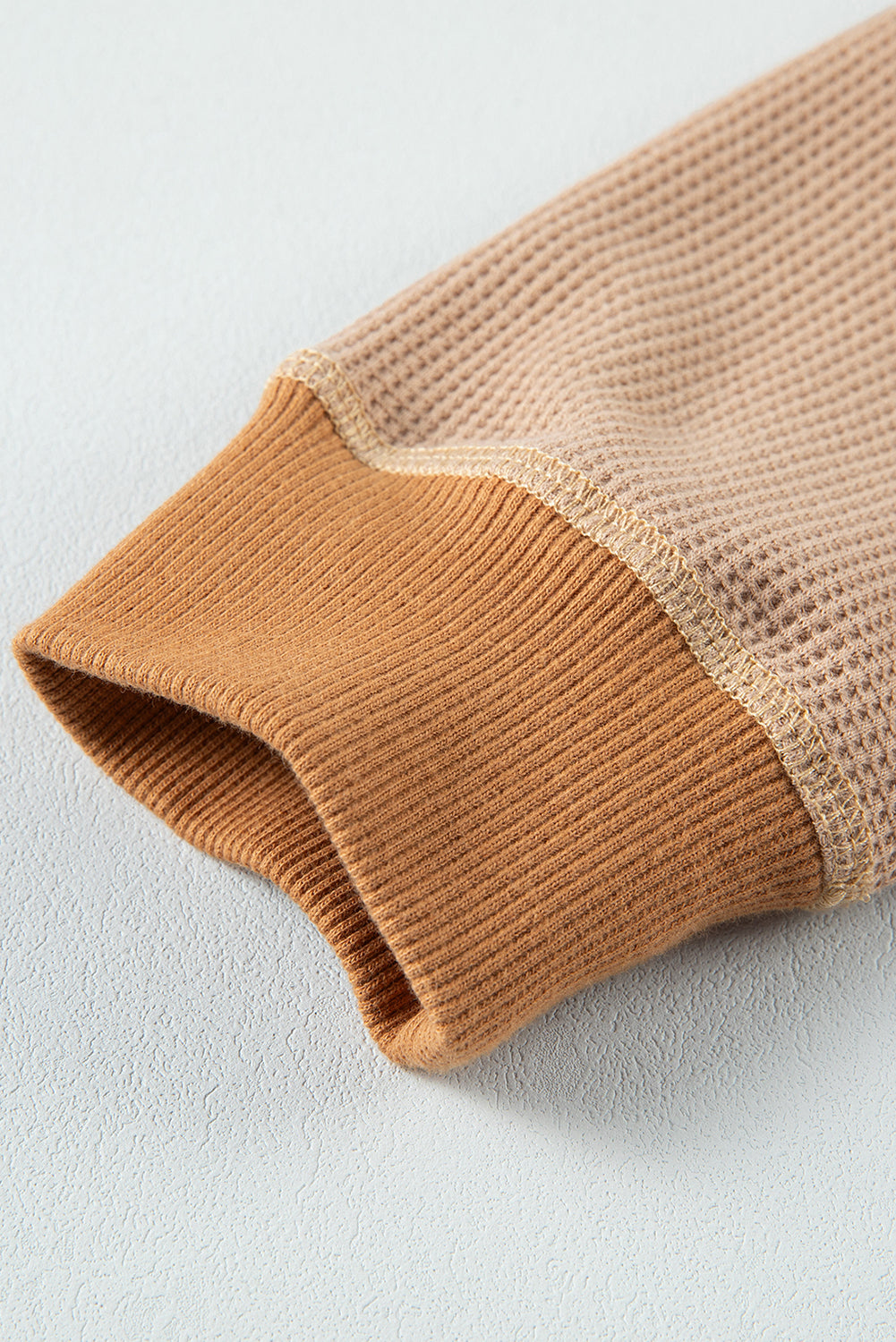 Sweat-shirt ample thermique gris fumé