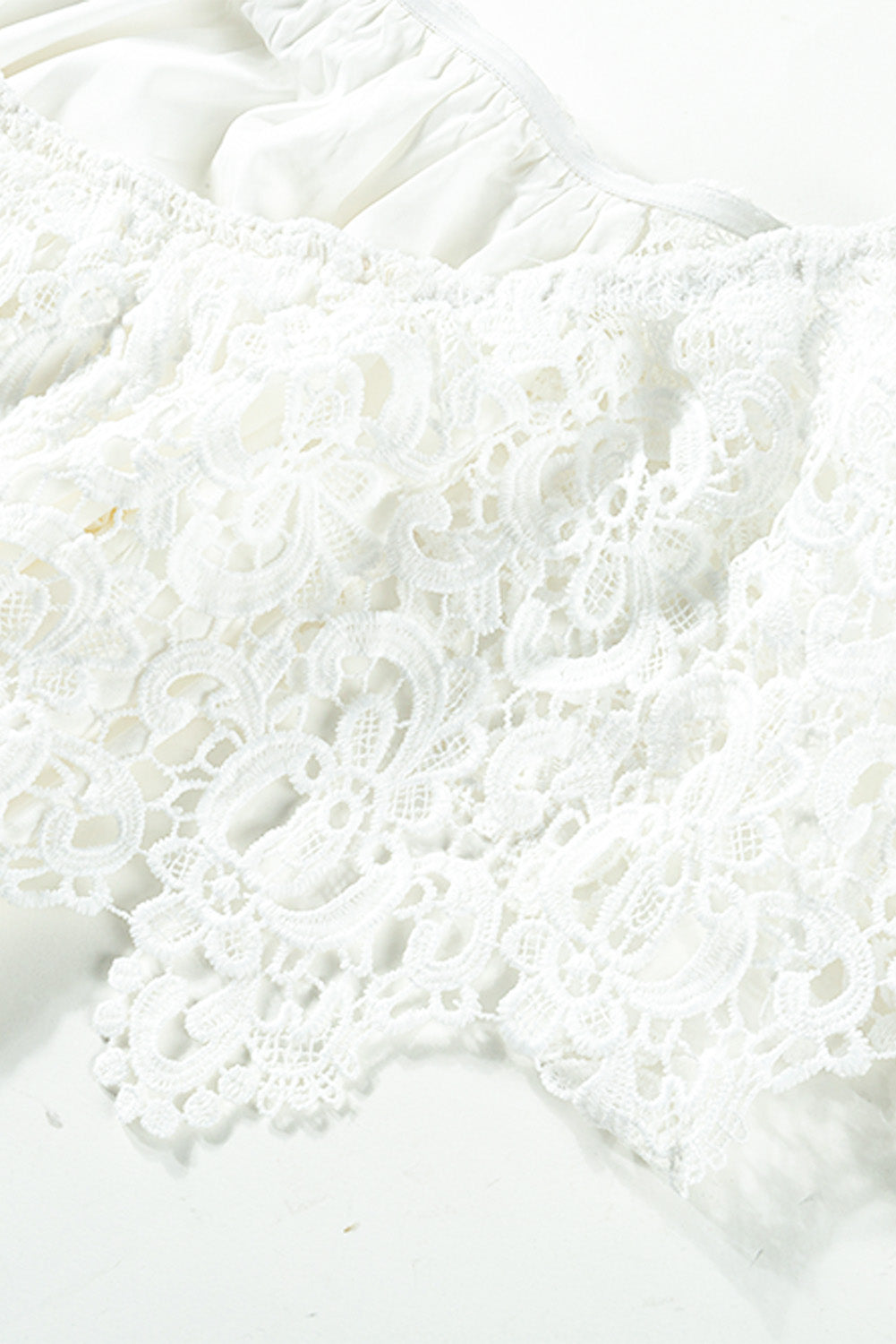 Off-the-shoulder Lace Sleeves Plus size Dress