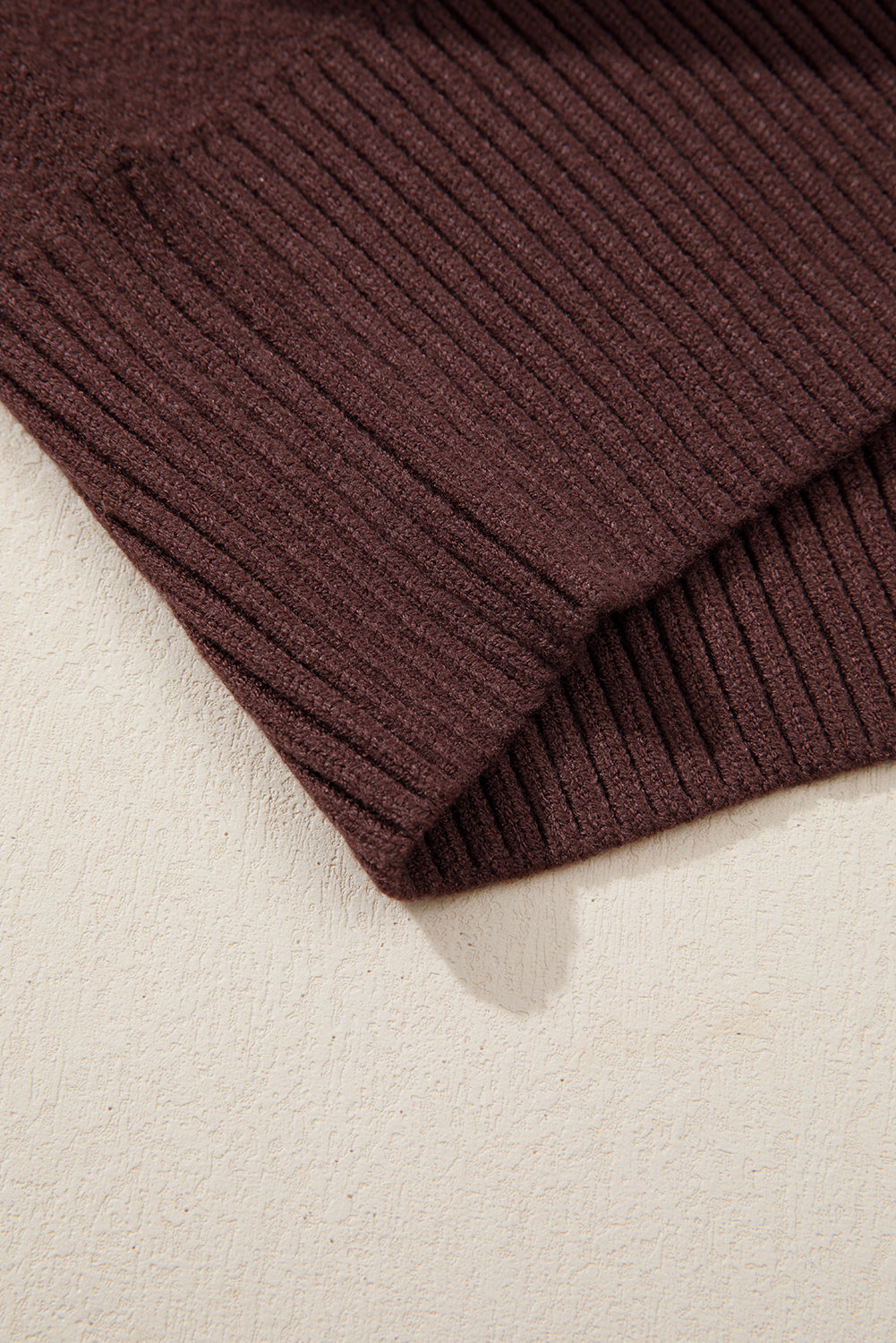 Brown Cowgirl Fashion Print Casual Sweater