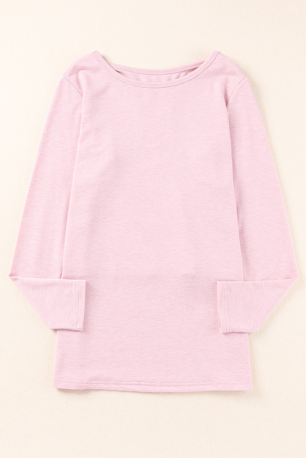 Top tejido de manga larga con espalda abierta