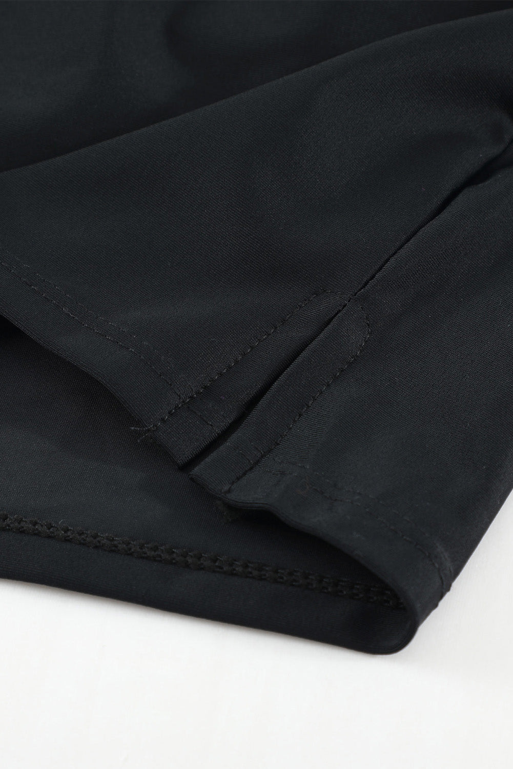 Blue Trim Black Women Swim Boardshort