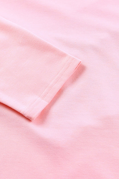 Top con capucha de chevrón color topo talla grande